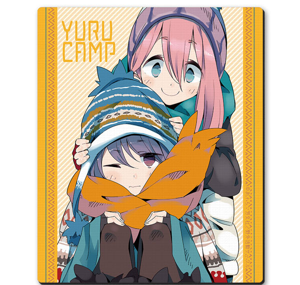License Agent Yuru Camp Rubber Mouse Pad Design 02 (Nadeshiko Kagamihara & Rin Shima /B) Bild 1