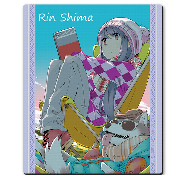 License Agent Yuru Camp Rubber Mouse Pad Design 06 (Rin Shima /A) รูปภาพ 1