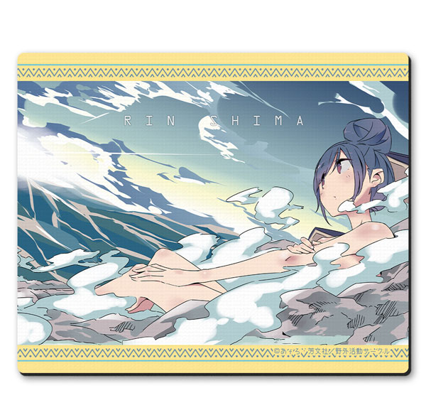 License Agent Yuru Camp Rubber Mouse Pad Design 07 (Rin Shima /B) Bild 1