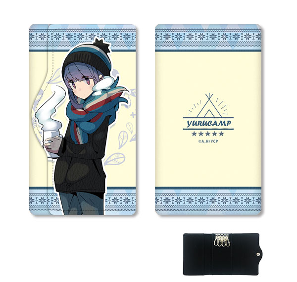 License Agent Yuru Camp Leather Key Case Design 02 (Rin Shima /A) รูปภาพ 1