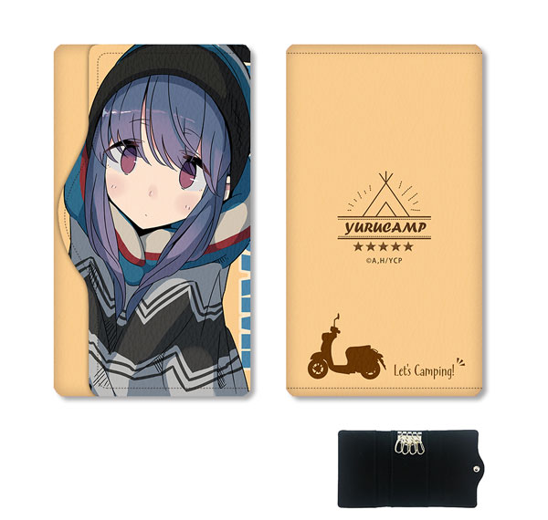 License Agent Yuru Camp Leather Key Case Design 04 (Rin Shima /B) รูปภาพ 1