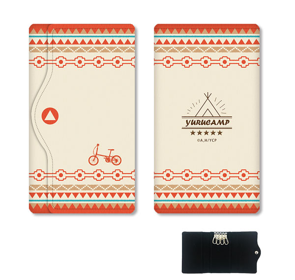License Agent Yuru Camp Leather Key Case Design 05 (Motif /A) รูปภาพ 1