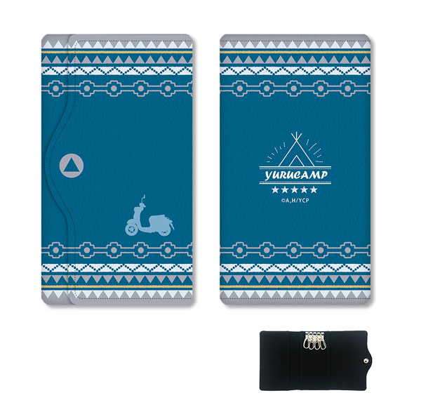 License Agent Yuru Camp Leather Key Case Design 06 (Motif /B) รูปภาพ 1