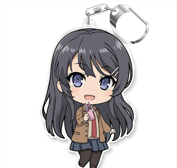Azu Maker Seishun Buta Yarou wa Bunny Girl Senpai no Yume wo Minai PuniColle! Keychain Mai Sakurajima Uniform ver. รูปภาพ 1