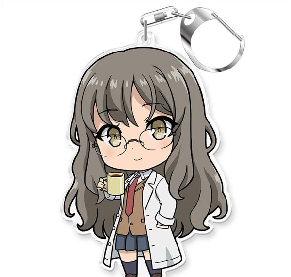 Azu Maker Seishun Buta Yarou wa Bunny Girl Senpai no Yume wo Minai PuniColle! Keychain Rio Futaba รูปภาพ 1
