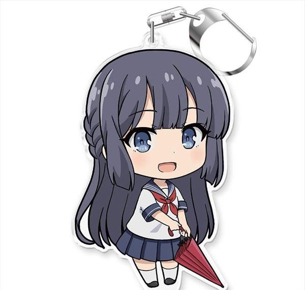 Azu Maker Seishun Buta Yarou wa Bunny Girl Senpai no Yume wo Minai PuniColle! Keychain Shoko Makinohara Junior High School ver. รูปภาพ 1