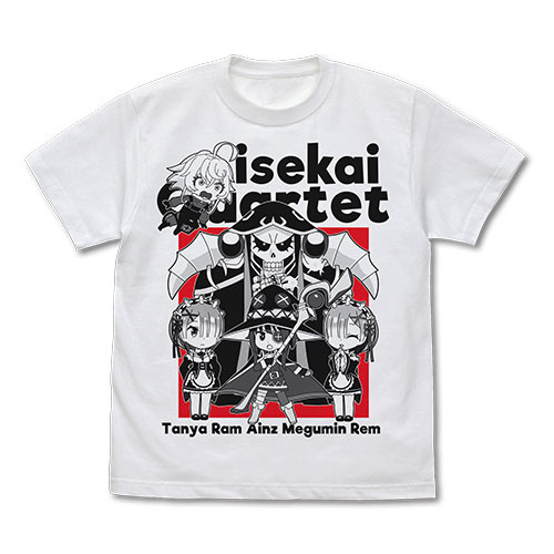 COSPA Isekai Quartet T-shirt /WHITE-L