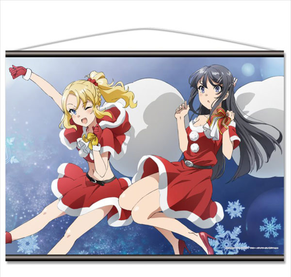 Azu Maker Seishun Buta Yarou wa Bunny Girl Senpai no Yume wo Minai B2 Wall Scroll E [Mai Sakurajima & Nodoka Toyohama] Bild 1