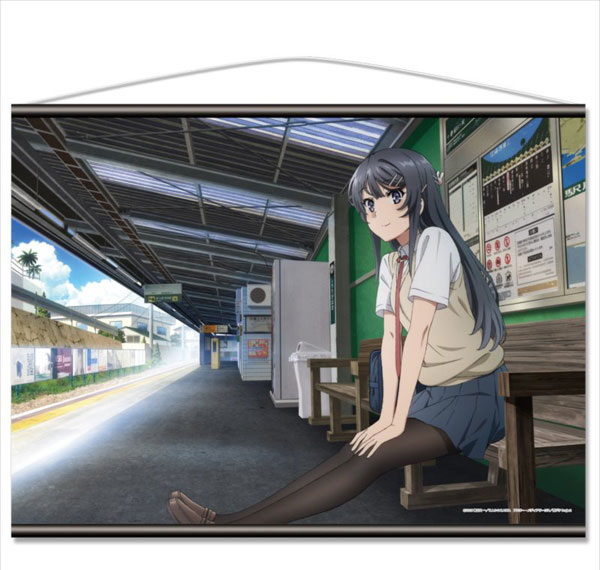 Azu Maker Seishun Buta Yarou wa Bunny Girl Senpai no Yume wo Minai B2 Wall Scroll F [Mai Sakurajima] รูปภาพ 1