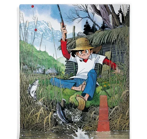 COSPA Tsurikichi Sanpei Canvas Art รูปภาพ 1