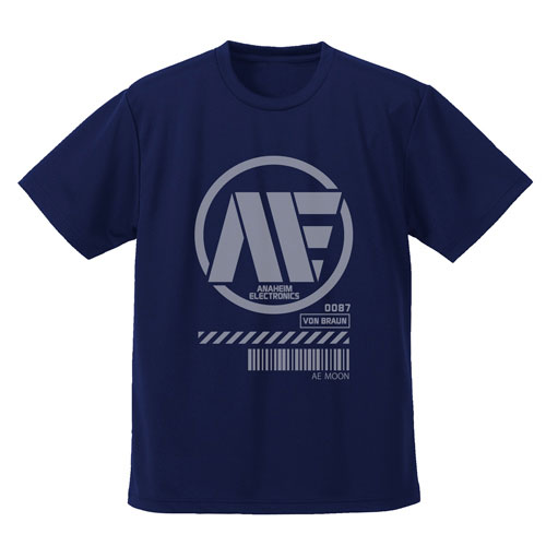 COSPA Mobile Suit Zeta Gundam Anaheim Electronics Dry T-shirt /NAVY-XL รูปภาพ 1