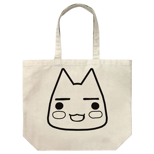 COSPA Dokodemo Issho Toro Face Large Tote Bag /NATURAL