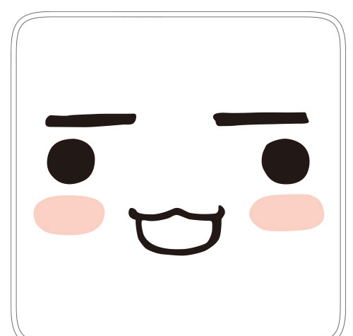 COSPA Dokodemo Issho Toro Face Full Color Hand Towel Bild 1