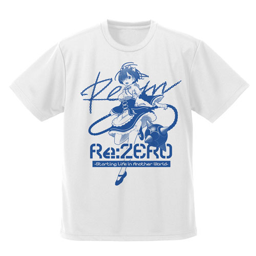 COSPA Re:ZERO -Starting Life in Another World- Rem & Morning Star Dry T-shirt /WHITE-L Bild 1