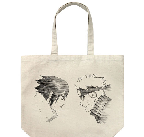 COSPA NARUTO Shippuden Naruto & Sasuke Large Tote Bag /NATURAL