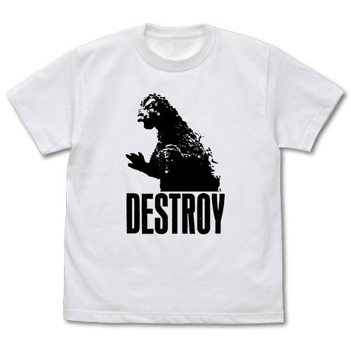 COSPA Godzilla Series Godzilla DESTROY T-shirt /WHITE-M Bild 1