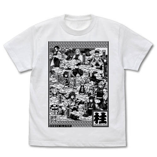 COSPA Demon Slayer: Kimetsu no Yaiba Pillars T-shirt /WHITE-L imagen 1