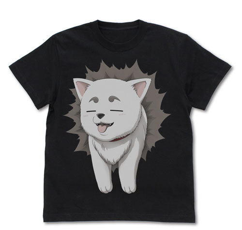 COSPA Gintama Sadaharu Feels Good Face T-shirt /BLACK-L รูปภาพ 1