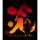 COSPA Demon Slayer: Kimetsu no Yaiba Flame Pillar Kyojuro Rengoku T-shirt /BLACK-M gambar 4