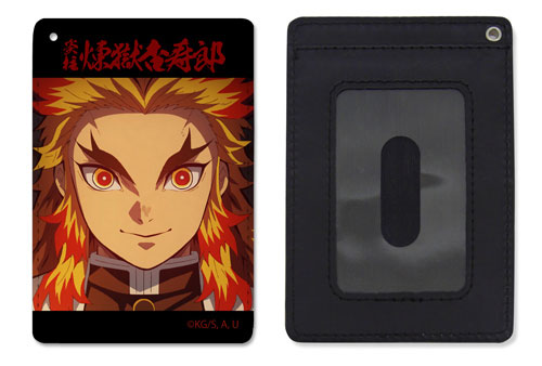COSPA Demon Slayer: Kimetsu no Yaiba Flame Pillar Kyojuro Rengoku Full Color Pass Case รูปภาพ 1