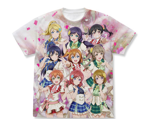 COSPA Love Live! Mu's Full Graphic T-shirt /WHITE-M Bild 1