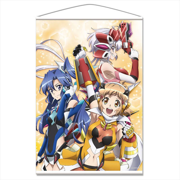 Azu Maker Senki Zesshou Symphogear XV B2 Wall Scroll B [Hibiki & Tsubasa & Chris] 圖片 1