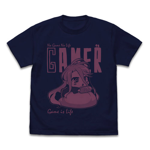 COSPA No Game No Life "Shiro" Game is Life T-shirt /NAVY-L imagen 1