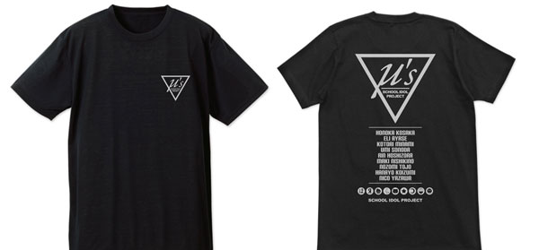 COSPA Love Live! Mu's Dry T-shirt /BLACK-S รูปภาพ 1