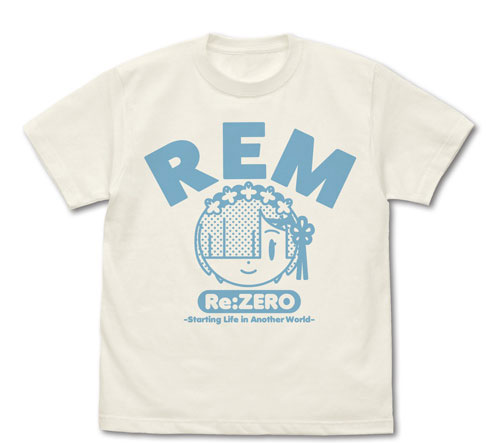 COSPA Re:ZERO -Starting Life in Another World- Rem Face T-shirt /VANILLA WHITE-S Bild 1