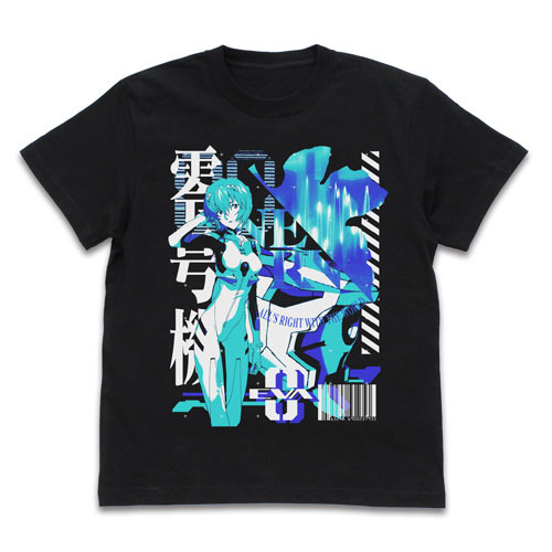 COSPA EVANGELION EVA-00 Prototype Acid Graphics T-shirt /BLACK-S