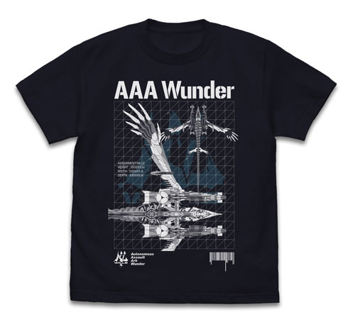 COSPA EVANGELION AAA Wunder T-shirt /DARK NAVY-M รูปภาพ 1