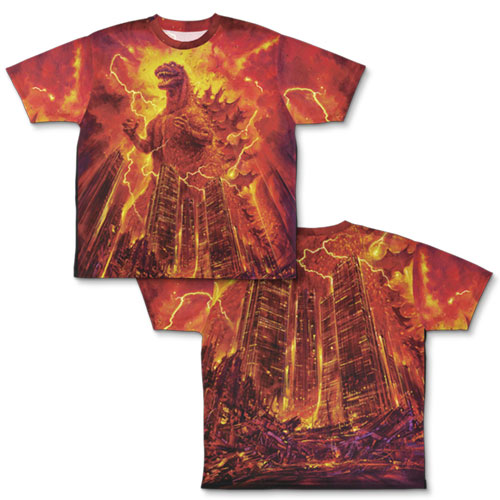 COSPA Godzilla - Godzilla '84 Double-sided Full Graphic T-shirt/L