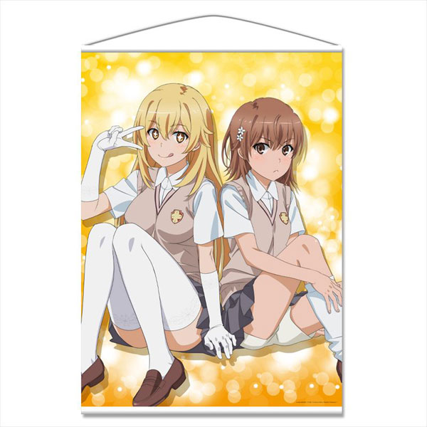Azu Maker Toaru Kagaku no Railgun T B1 Wall Scroll [Mikoto Misaka & Misaki Shokuhou] image 1