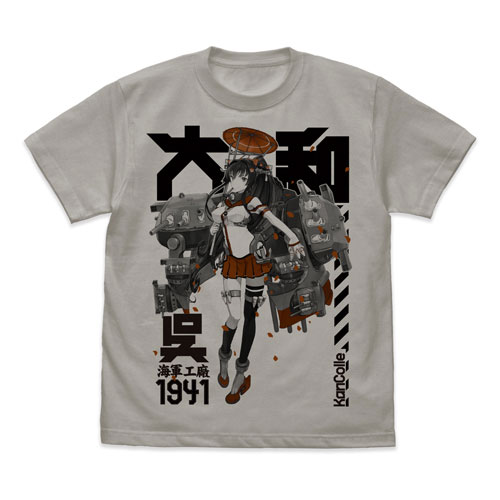 COSPA Kantai Collection -Kan Colle- Yamato T-shirt /LIGHT GRAY-L