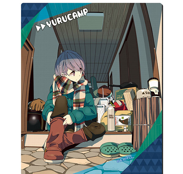 License Agent Yuru Camp Rubber Mouse Pad Ver.2 Design 01 (Rin Shima /A) Bild 1