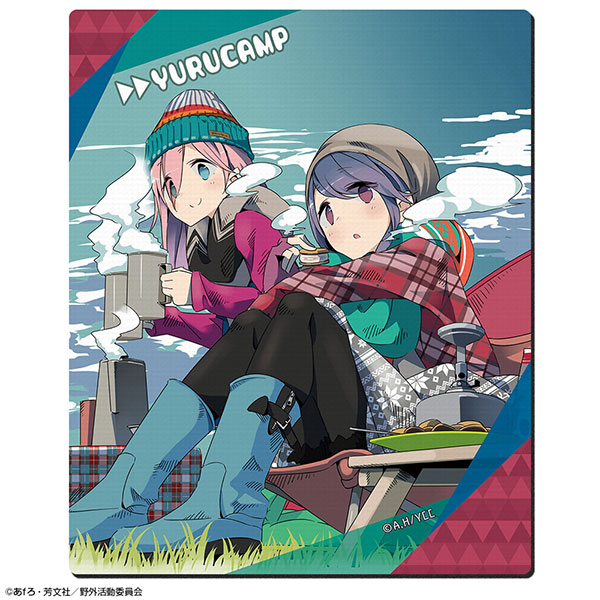 License Agent Yuru Camp Rubber Mouse Pad Ver.2 Design 03 (Nadeshiko Kagamihara & Rin Shima /A)