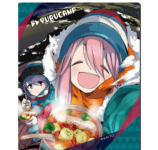 License Agent Yuru Camp Rubber Mouse Pad Ver.2 Design 04 (Nadeshiko Kagamihara & Rin Shima /B) รูปภาพ 1