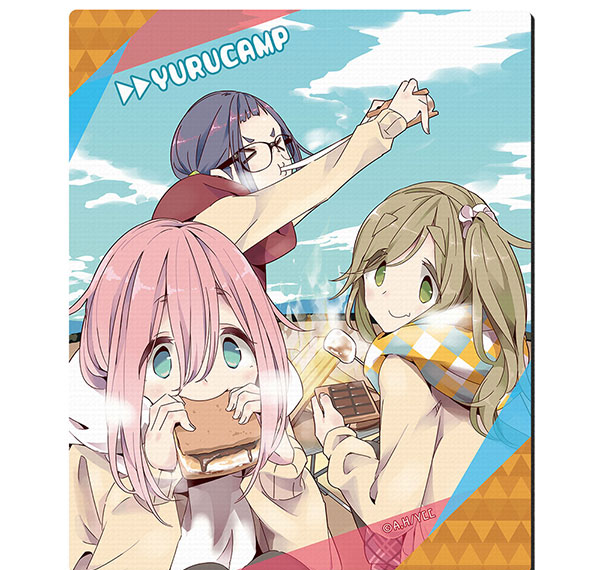 License Agent Yuru Camp Rubber Mouse Pad Ver.2 Design 05 (Group /A) รูปภาพ 1