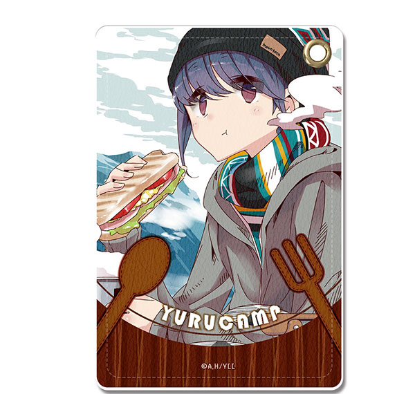 License Agent Yuru Camp Leather Pass Case Ver.2 Design 02 (Rin Shima /A) รูปภาพ 1