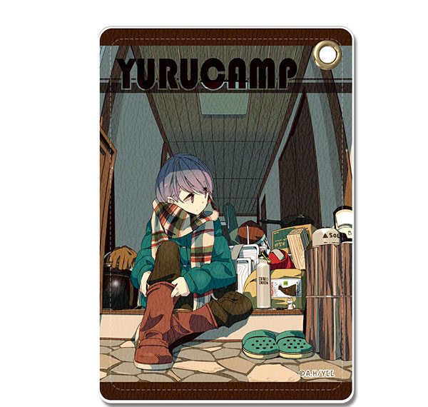 License Agent Yuru Camp Leather Pass Case Ver.2 Design 03 (Rin Shima /B) รูปภาพ 1