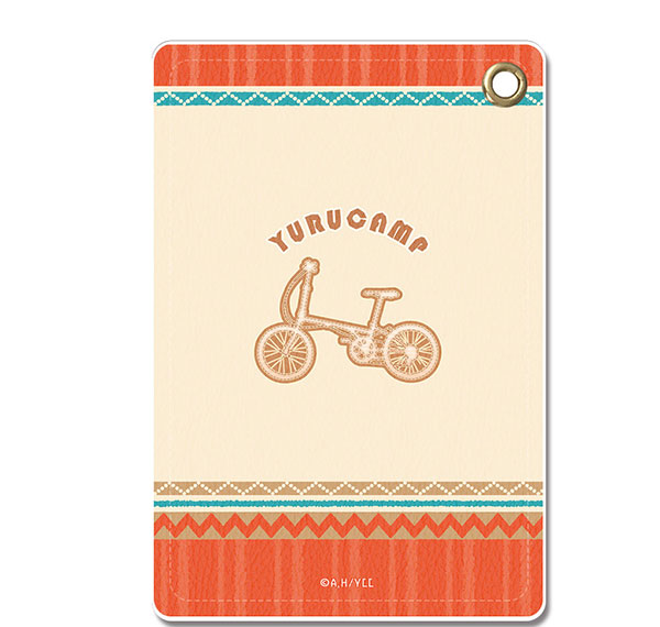 License Agent Yuru Camp Leather Pass Case Ver.2 Design 08 (Motif /B) รูปภาพ 1