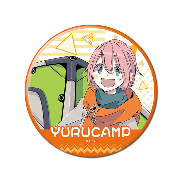 License Agent Yuru Camp Tin Badge Design 01 (Nadeshiko Kagamihara /A) รูปภาพ 1