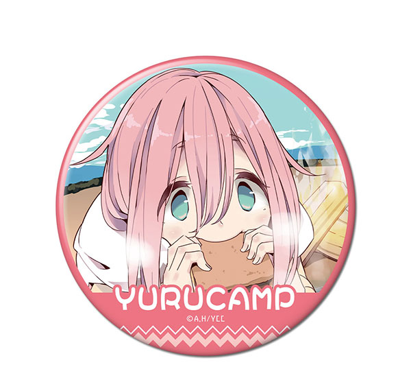 License Agent Yuru Camp Tin Badge Design 02 (Nadeshiko Kagamihara /B) รูปภาพ 1