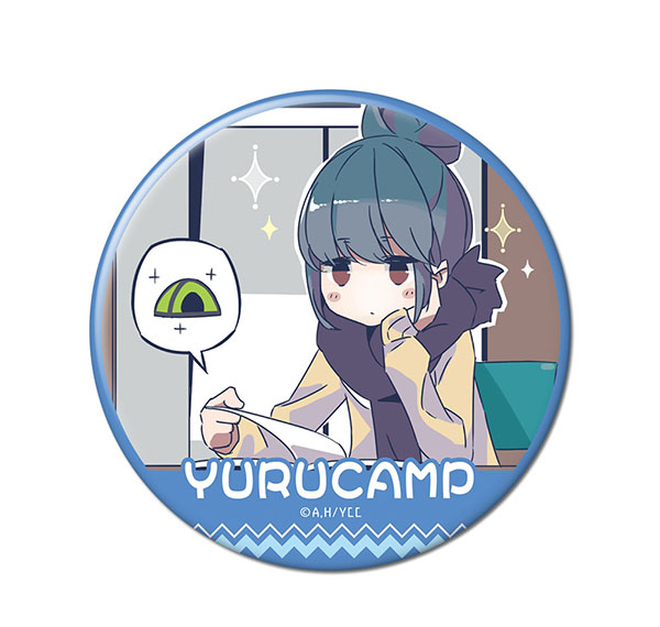 License Agent Yuru Camp Tin Badge Design 04 (Rin Shima /A) Bild 1