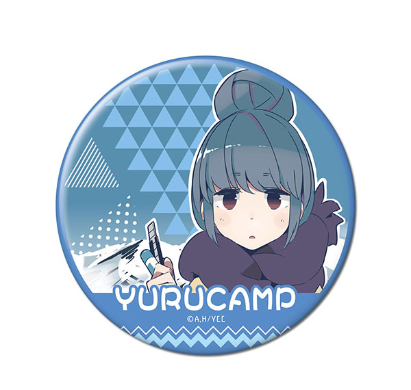 License Agent Yuru Camp Tin Badge Design 05 (Rin Shima /B) รูปภาพ 1