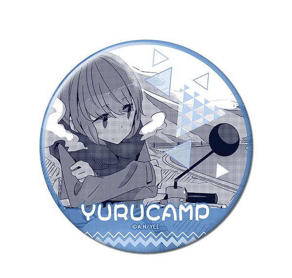 License Agent Yuru Camp Tin Badge Design 07 (Rin Shima /D) Bild 1