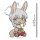 Azu Maker Movie Made in Abyss PuniColle! Keychain (w/Stand) Nanachi Netherworld Stew Bild 3