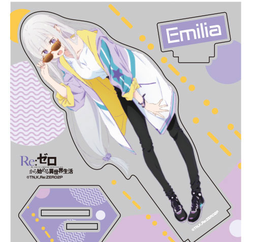 COSPA Re:ZERO -Starting Life in Another World- *2nd Part Emilia Acrylic Stand Street Fashion Ver. 图片 1