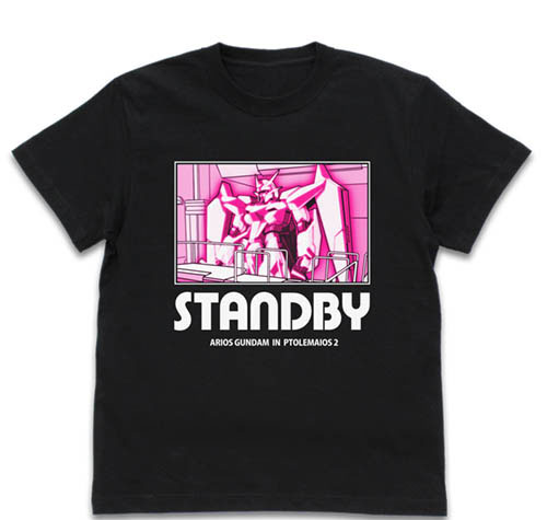 COSPA Mobile Suit Gundam 00 Arios Gundam STANDBY T-shirt /BLACK-S Bild 1