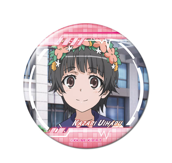 License Agent Toaru Kagaku no Railgun T Tin Badge Design 08 (Kazari Uiharu /B) รูปภาพ 1